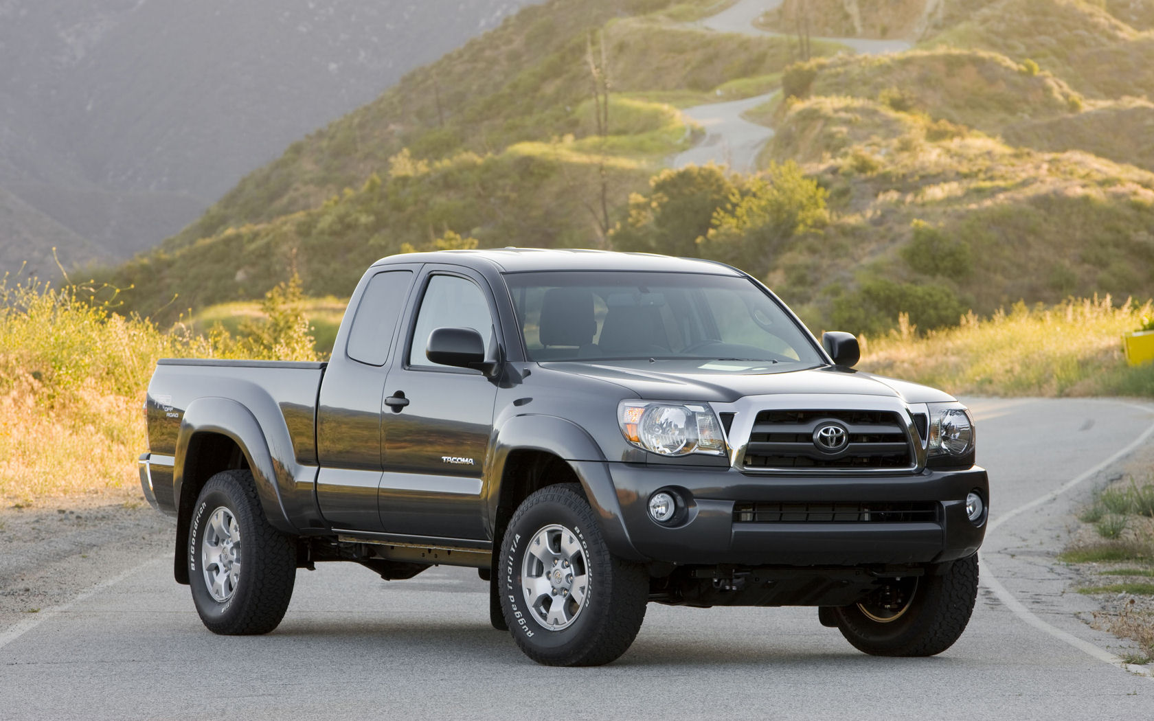 Toyota Tacoma Desktop Wallpaper - Black 2009 Toyota Tacoma - HD Wallpaper 