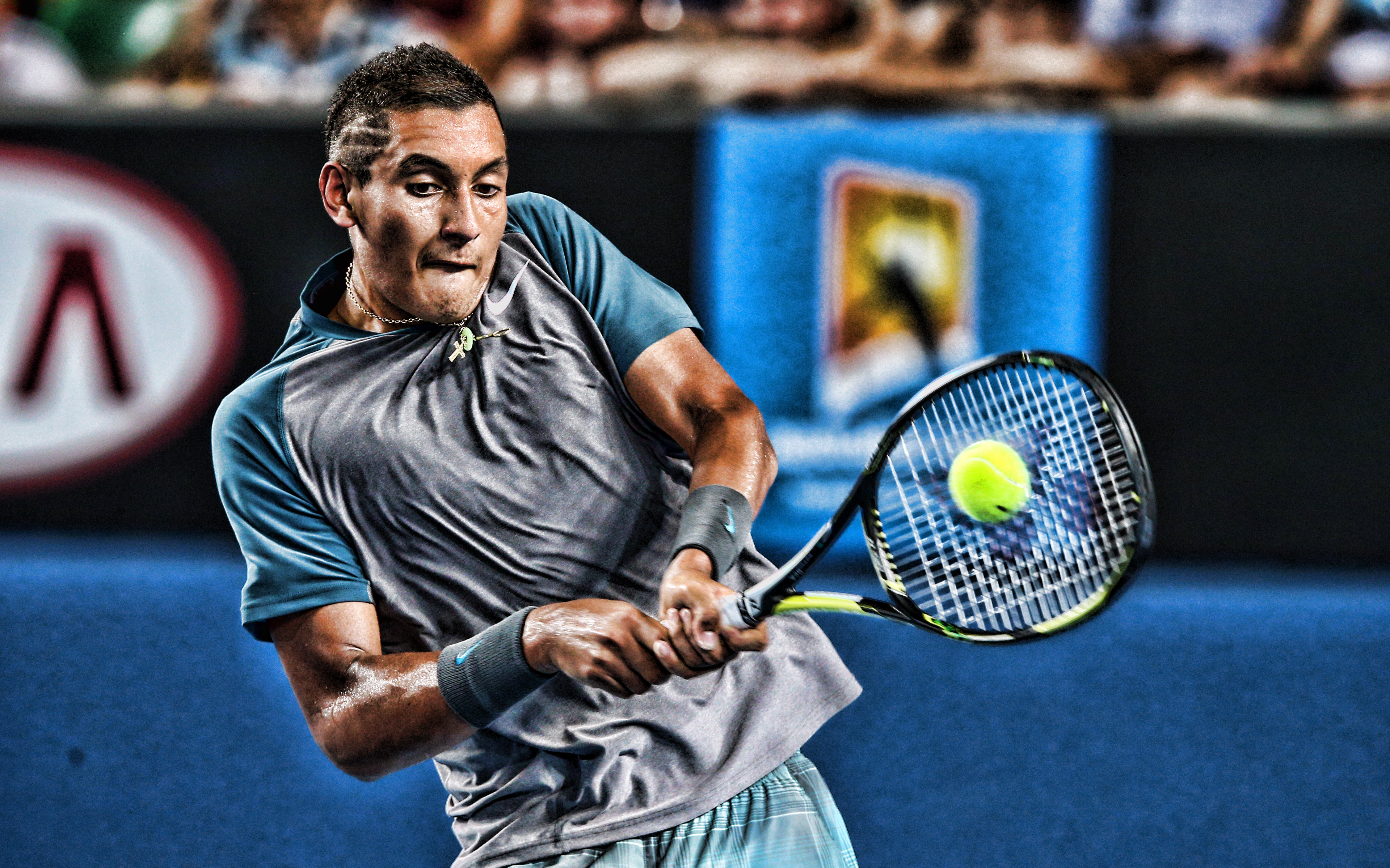 Nick Kyrgios, 4k, Australian Tennis Players, Atp, Match, - Fond D Écran Nick Kyrgios - HD Wallpaper 