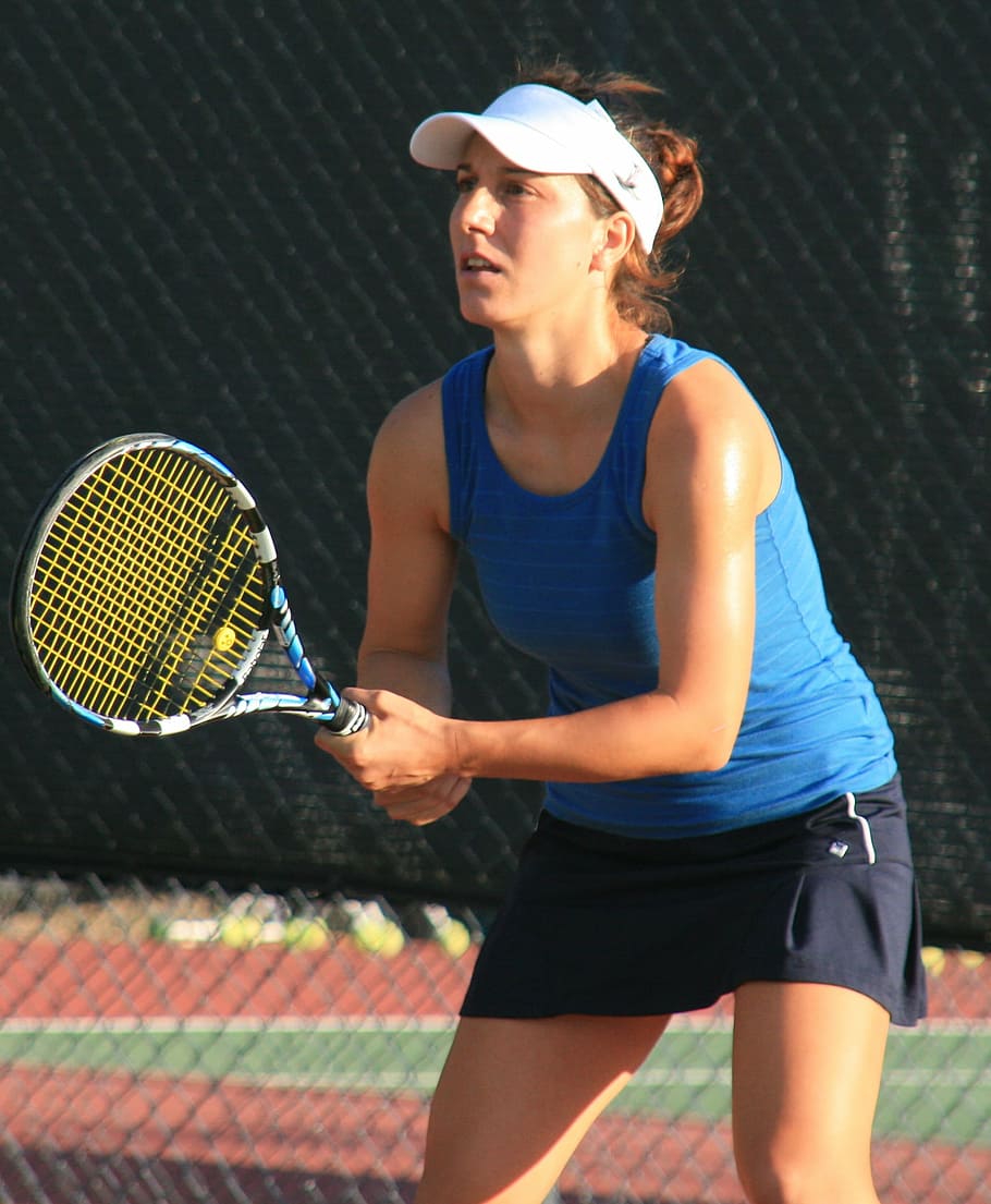 Tennis Player, Woman, Racket, Sport, Return, Court, - Jelena Pandzic - HD Wallpaper 