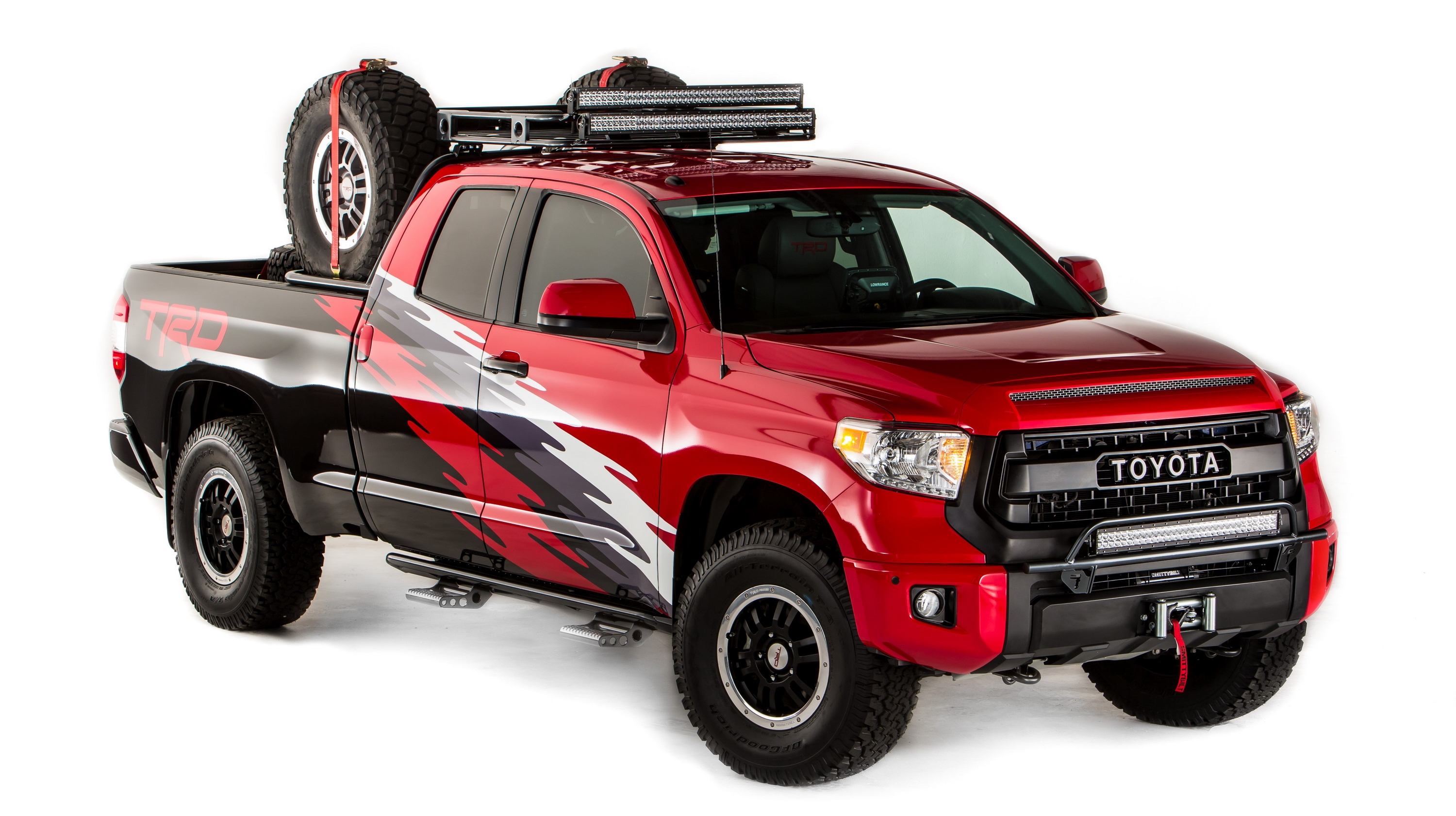 2014 Red Toyota Tundra Trd Pro - HD Wallpaper 
