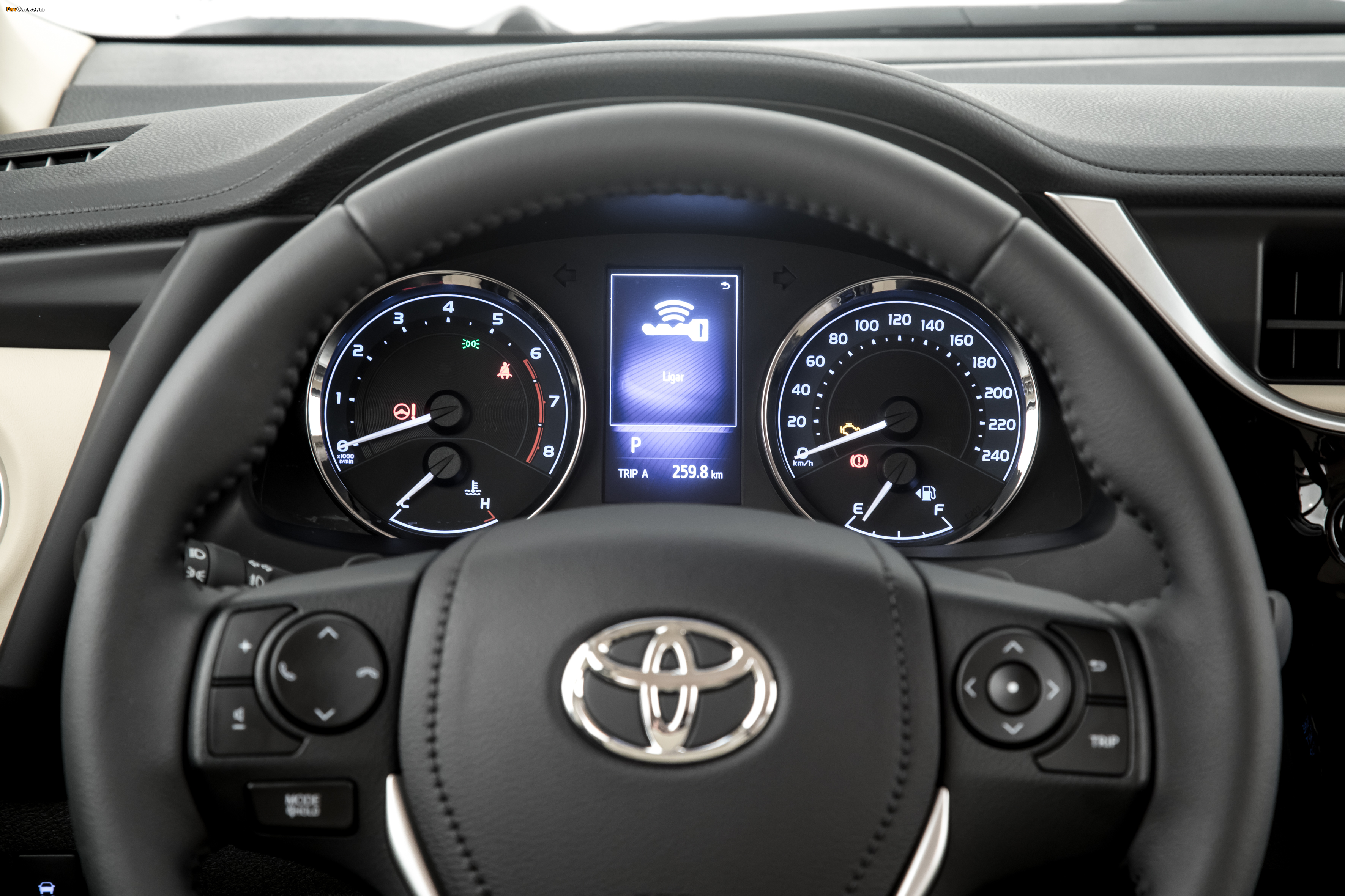 Toyota Corolla Altis Latam 2017 Wallpapers - 2018 Corolla Steering Wheel - HD Wallpaper 