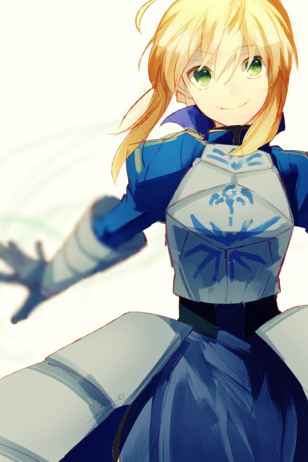 Fate Stay Night Saber Smile - HD Wallpaper 