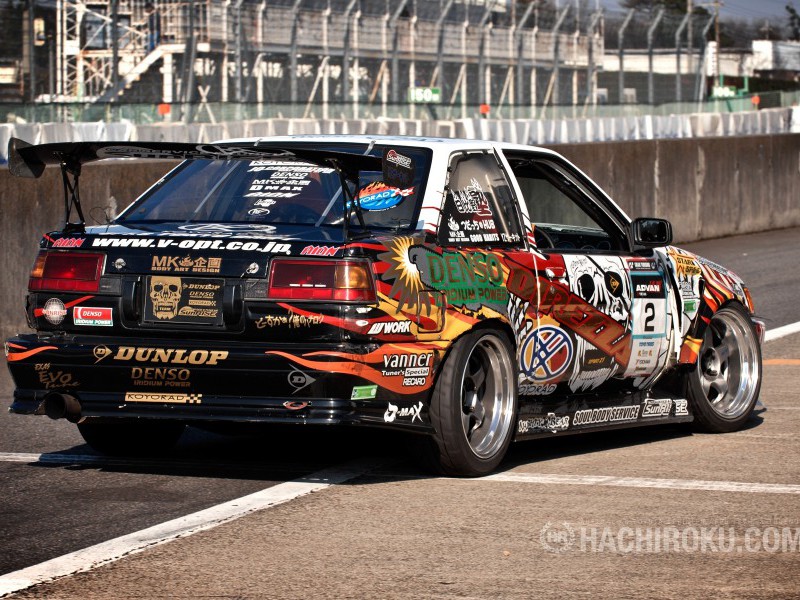 Cars Toyota Drifting Cars Vehicles Racing Toyota Ae86 - Toyota Trueno Ae86 Tuneado - HD Wallpaper 