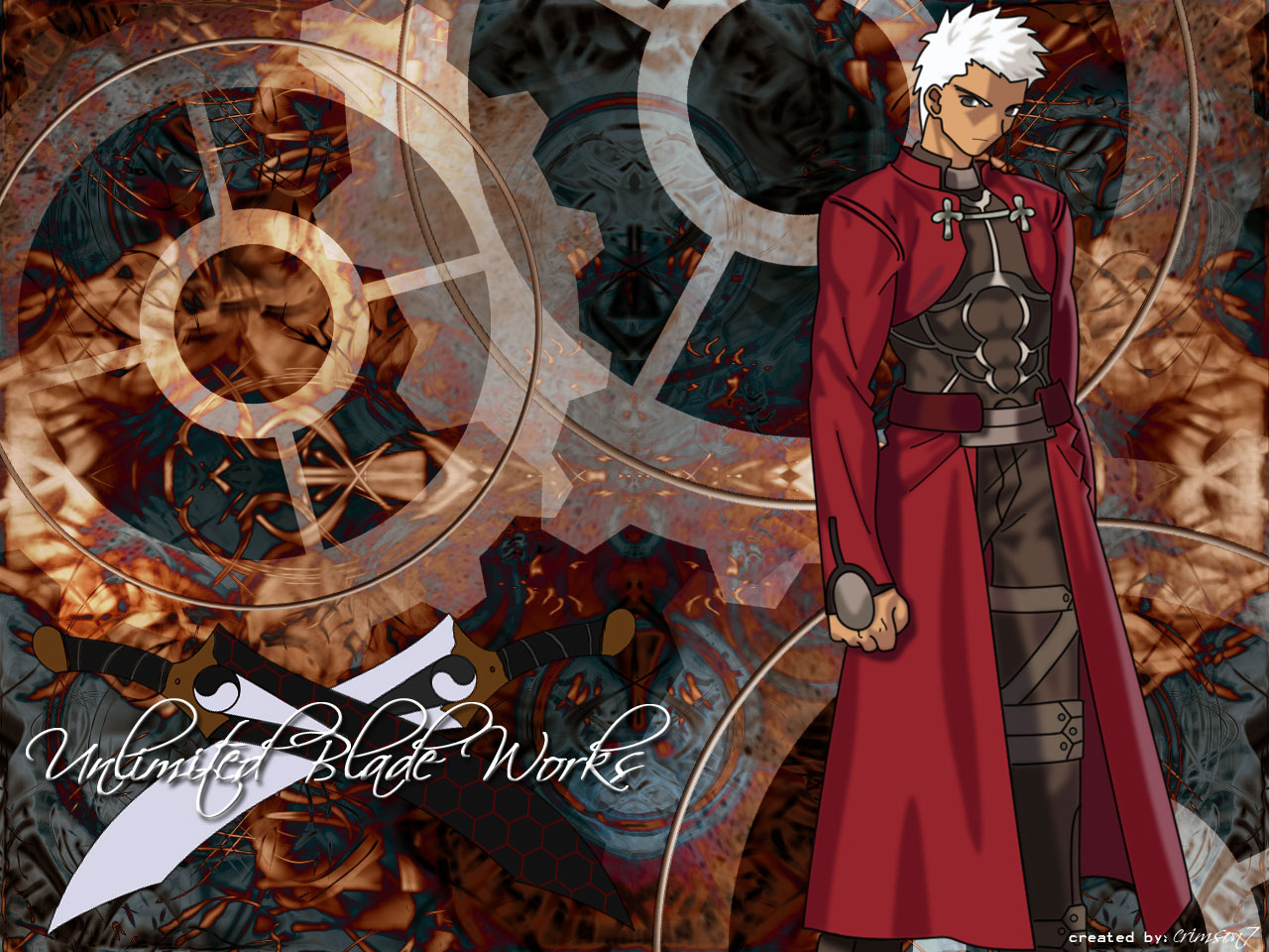 Type Moon Fate Stay Night Archer Wallpaper Style Moon On Fate Stay Night Unlimited Blade Works 1280x960 Wallpaper Teahub Io