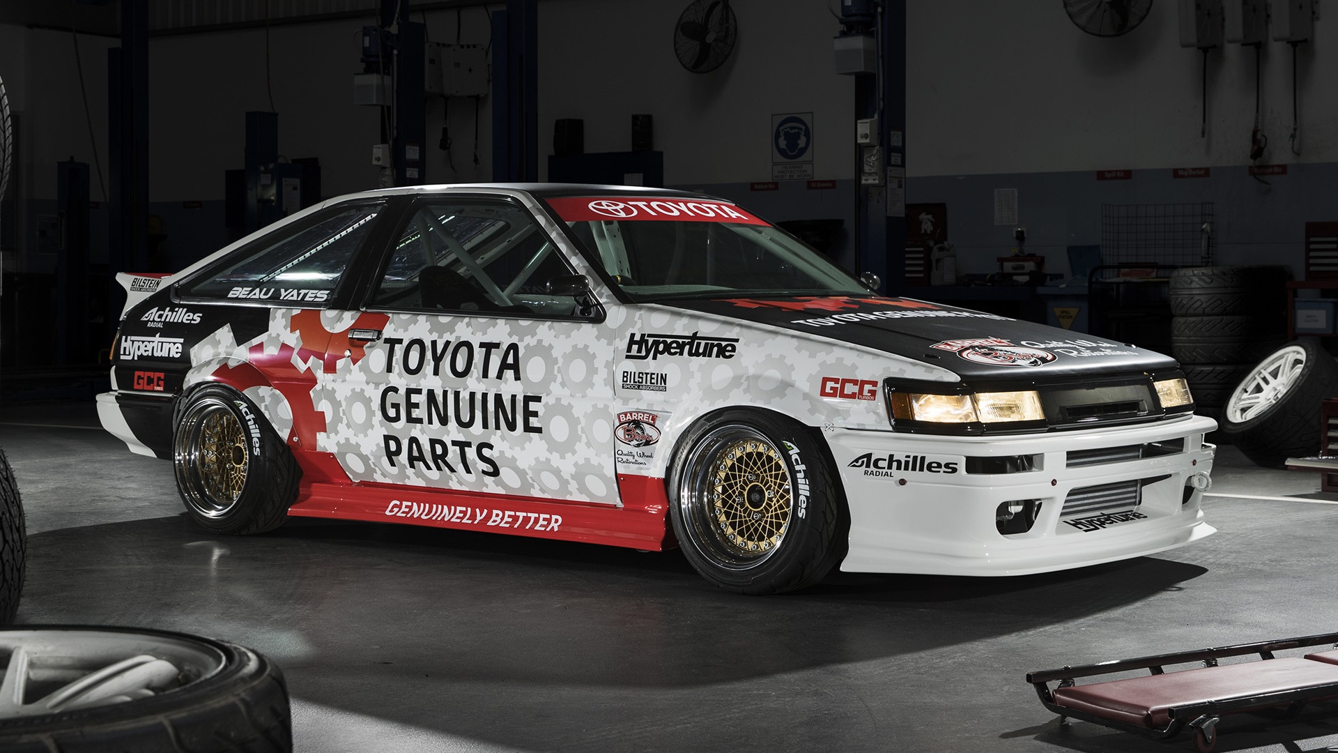 1984 Toyota Ae86 Drift Car - Toyota Ae86 Race Car - HD Wallpaper 