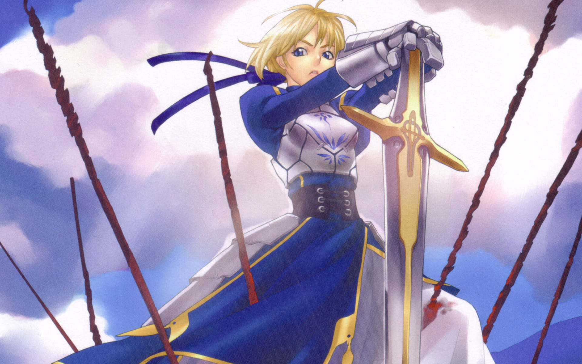 Fate/stay Night Download Wallpaper - Fate Stay Night Saber - HD Wallpaper 