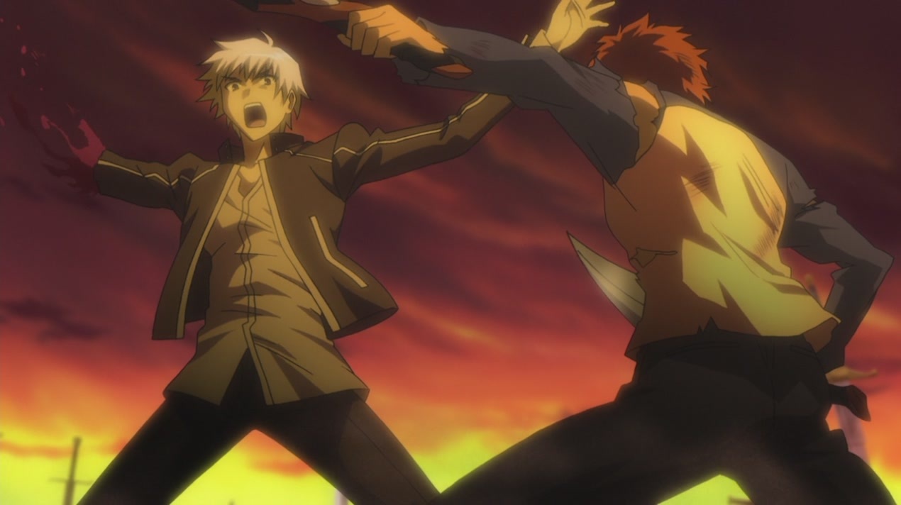 Fate/stay Night - Shirou Vs Gilgamesh 2010 - HD Wallpaper 