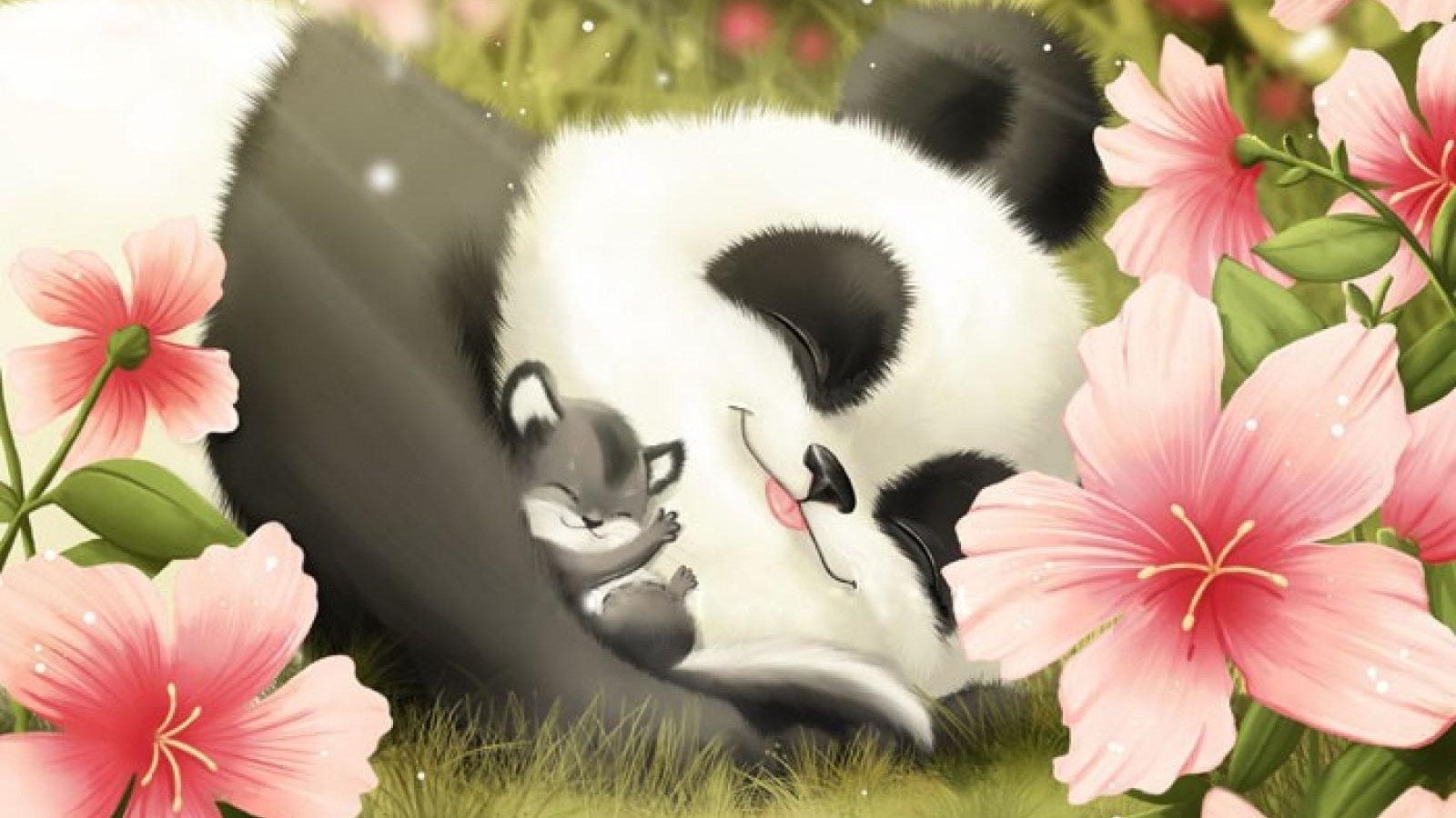 Cute Panda Wallpaper Laptop - HD Wallpaper 