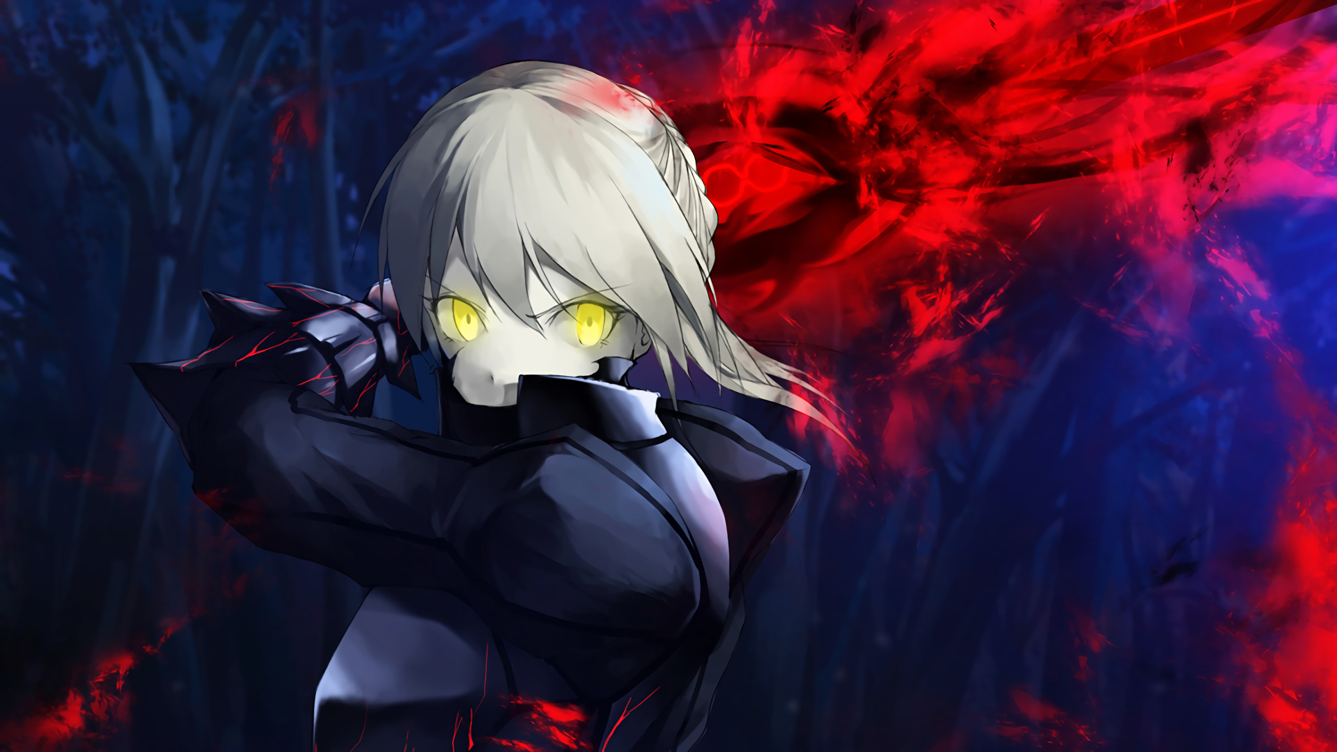 Fate Stay Night Download Wallpaper Fate Stay Night Heaven S Feel Saber Alter 19x1080 Wallpaper Teahub Io