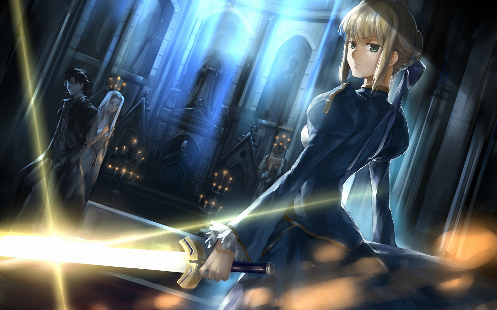 Fate Stay Night Wallpaper Konachan - Fate Stay Night Saber King - HD Wallpaper 