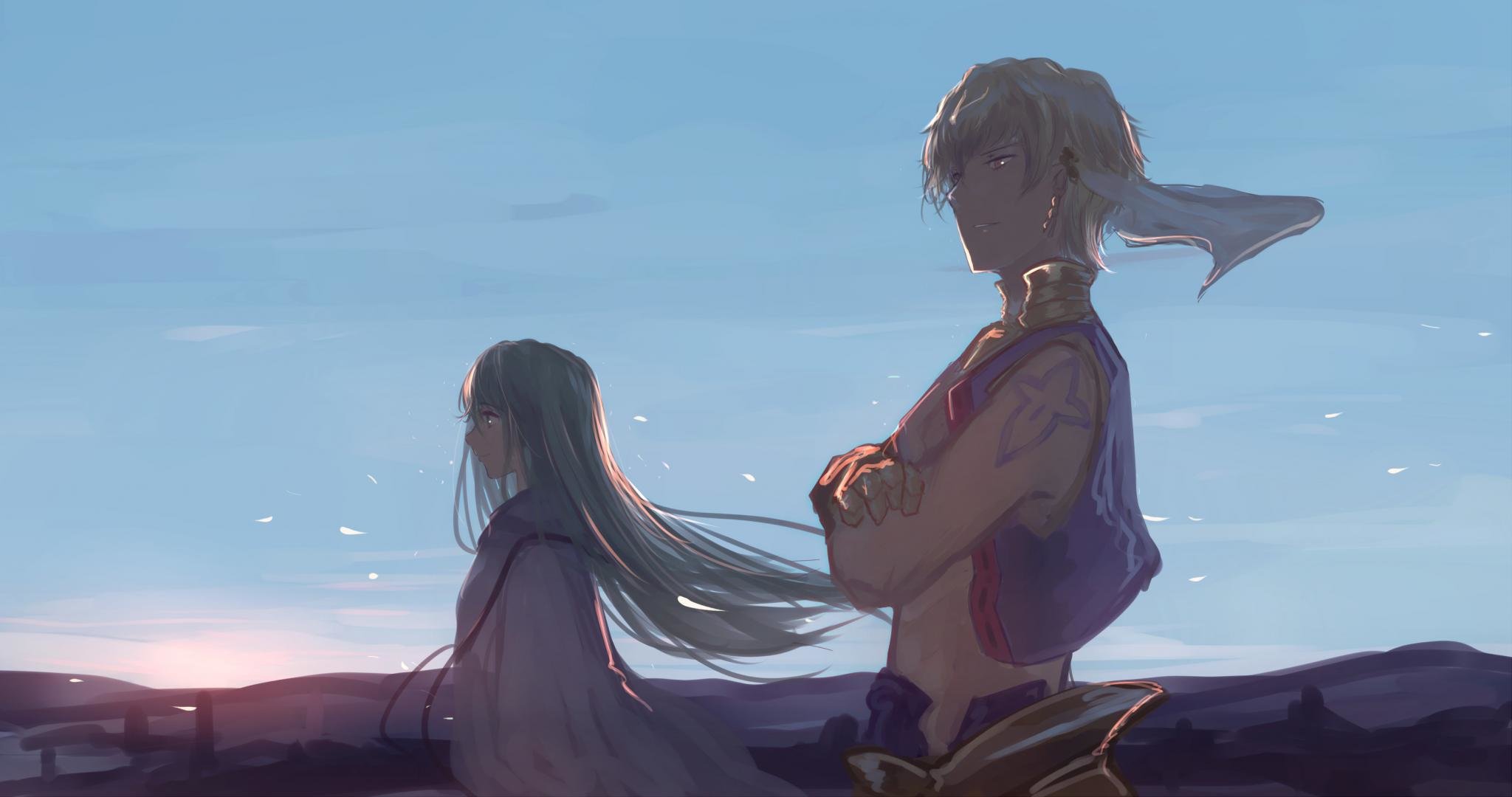 Best Fate/grand Order Wallpaper Id - Fate Gilgamesh And Enkidu - HD Wallpaper 