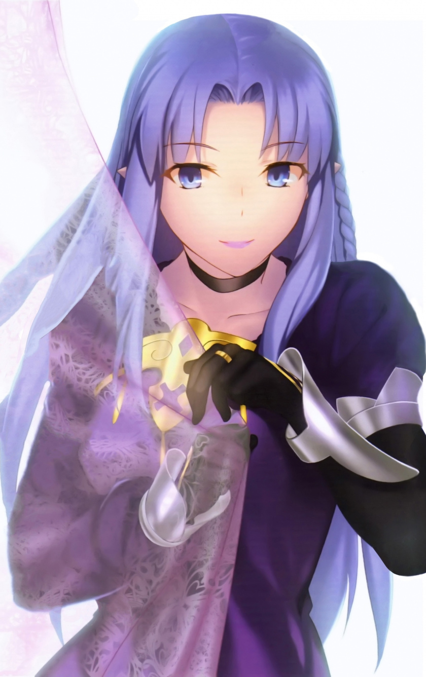 Blue Hair, Caster, Fate/stay Night, Anime Girl, Wallpaper - Blue Haired Anime Girls Older - HD Wallpaper 
