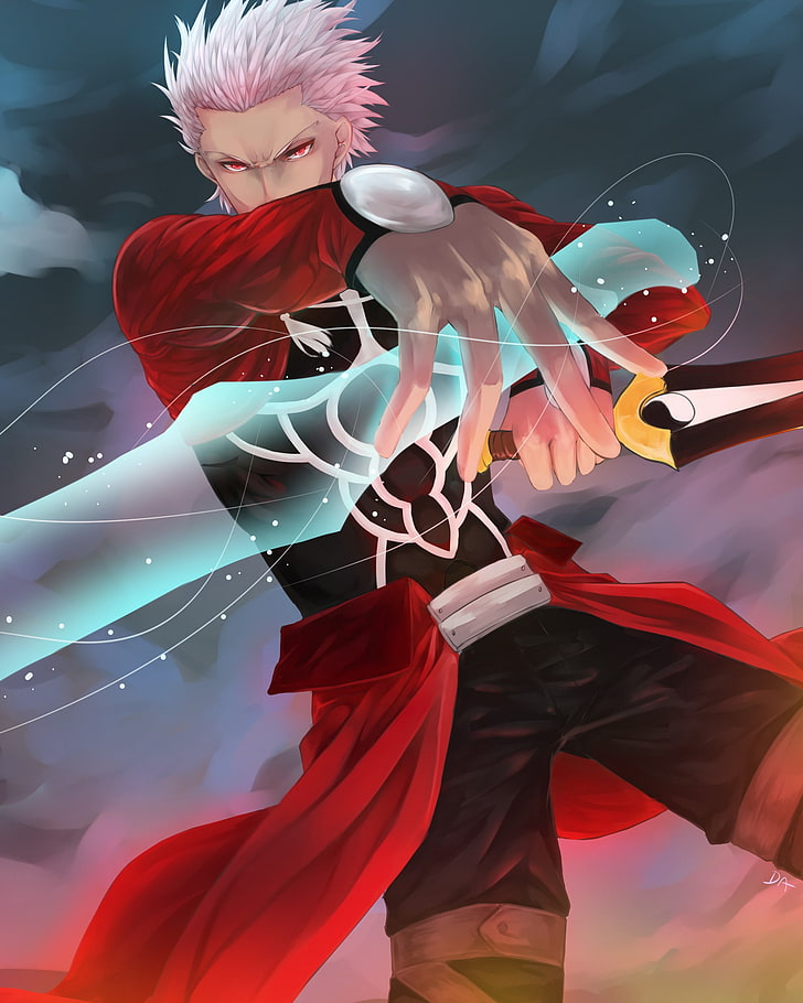 Digital Art Archer Multi Colored Young Adult Hd Archer Fate Stay Night Art 728x910 Wallpaper Teahub Io