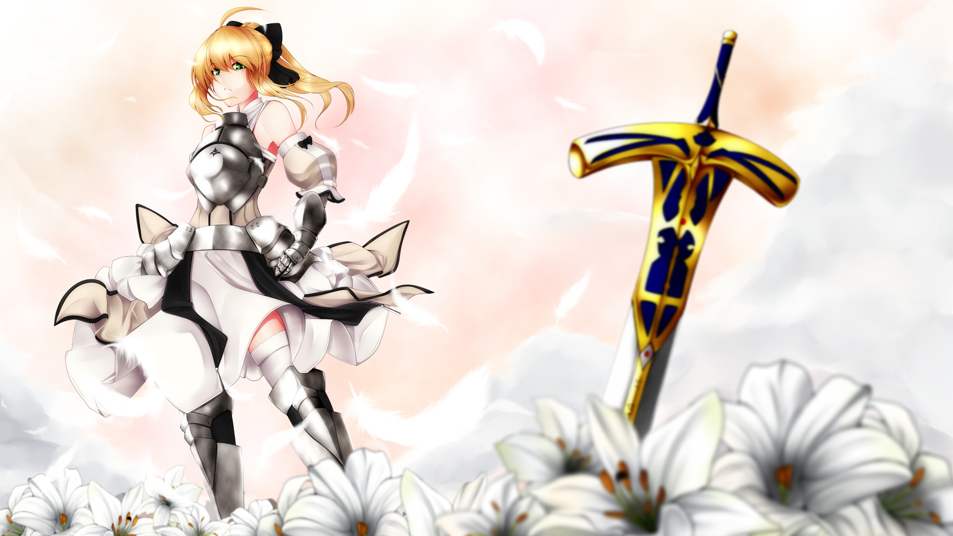 Saber Lily Wallpaper Hd - HD Wallpaper 