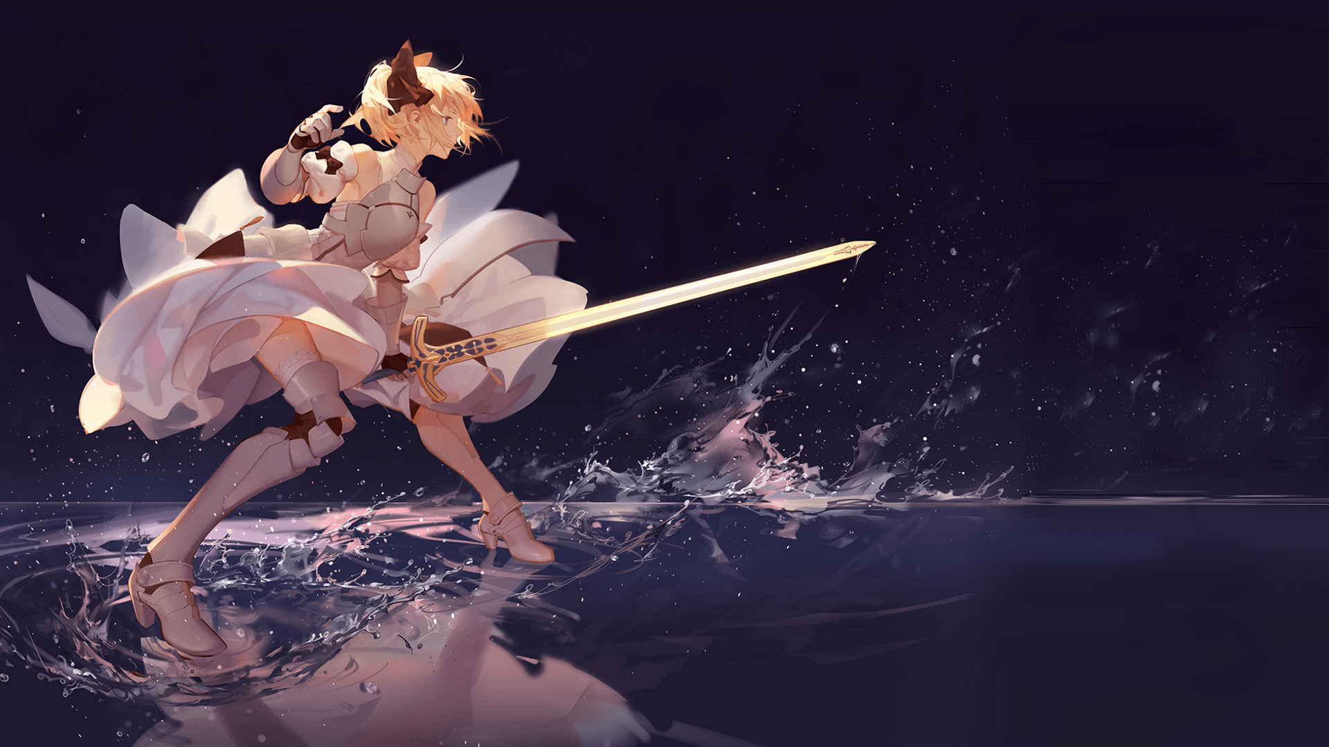 Saber Lily - HD Wallpaper 