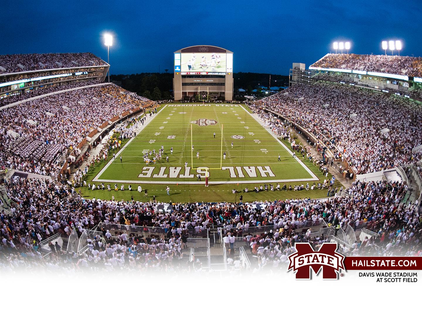 Wallpaper Mississippi State Athletic Wallpapers - Mississippi State University Football Field - HD Wallpaper 