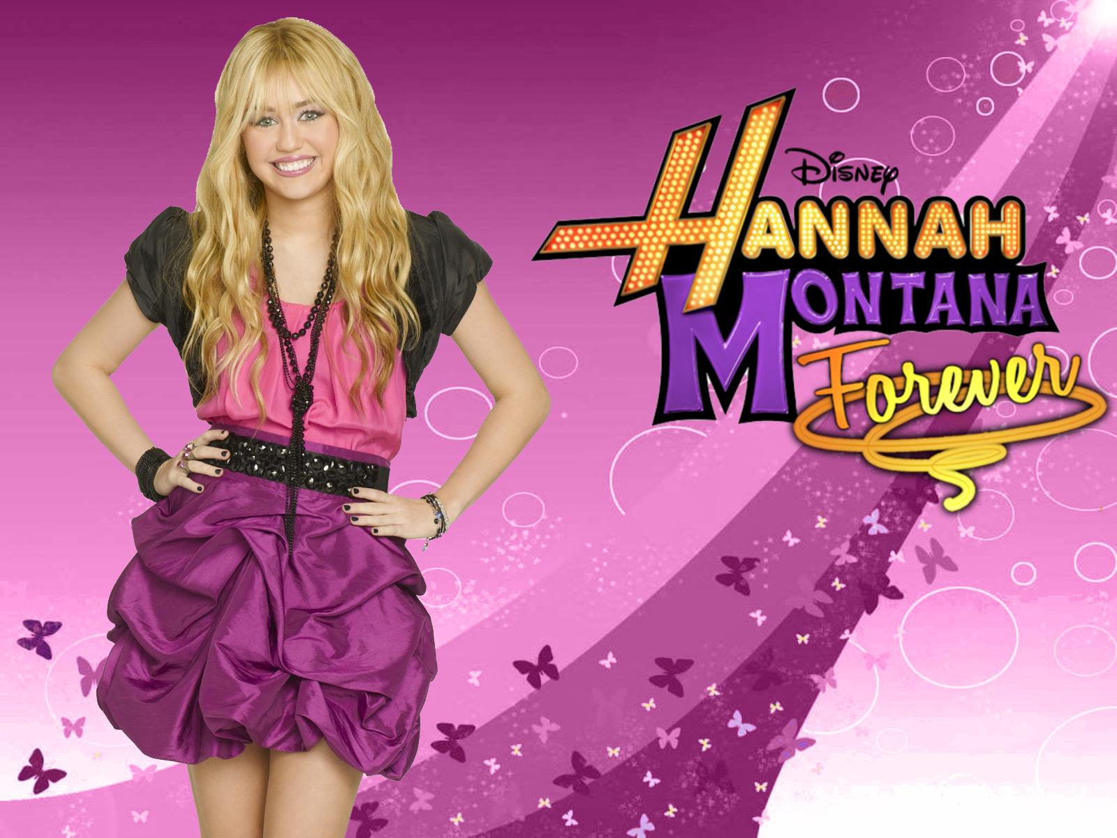 Hannah Montana Wallpaper - Purple Hannah Montana Forever - HD Wallpaper 