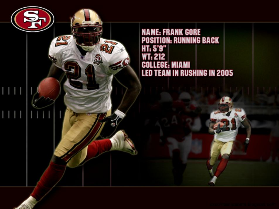 San Francisco 49ers Frank Gore 1 36ogzptzqo Photo - San Francisco 49ers - HD Wallpaper 
