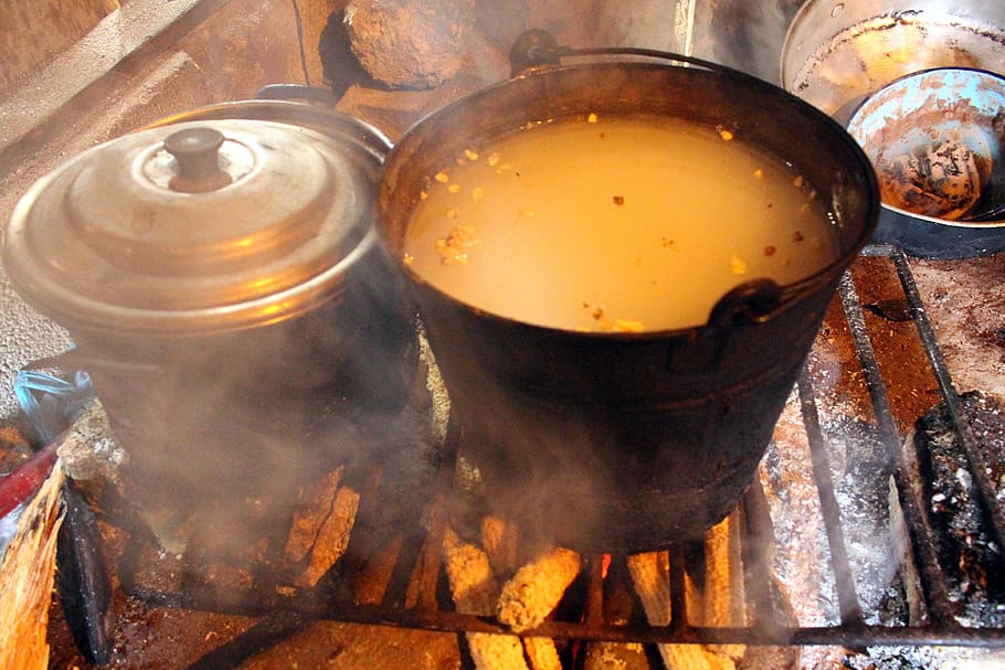 Home, Hot, Cooking With Firewood, Fireside, Fireplace, - Lid - HD Wallpaper 