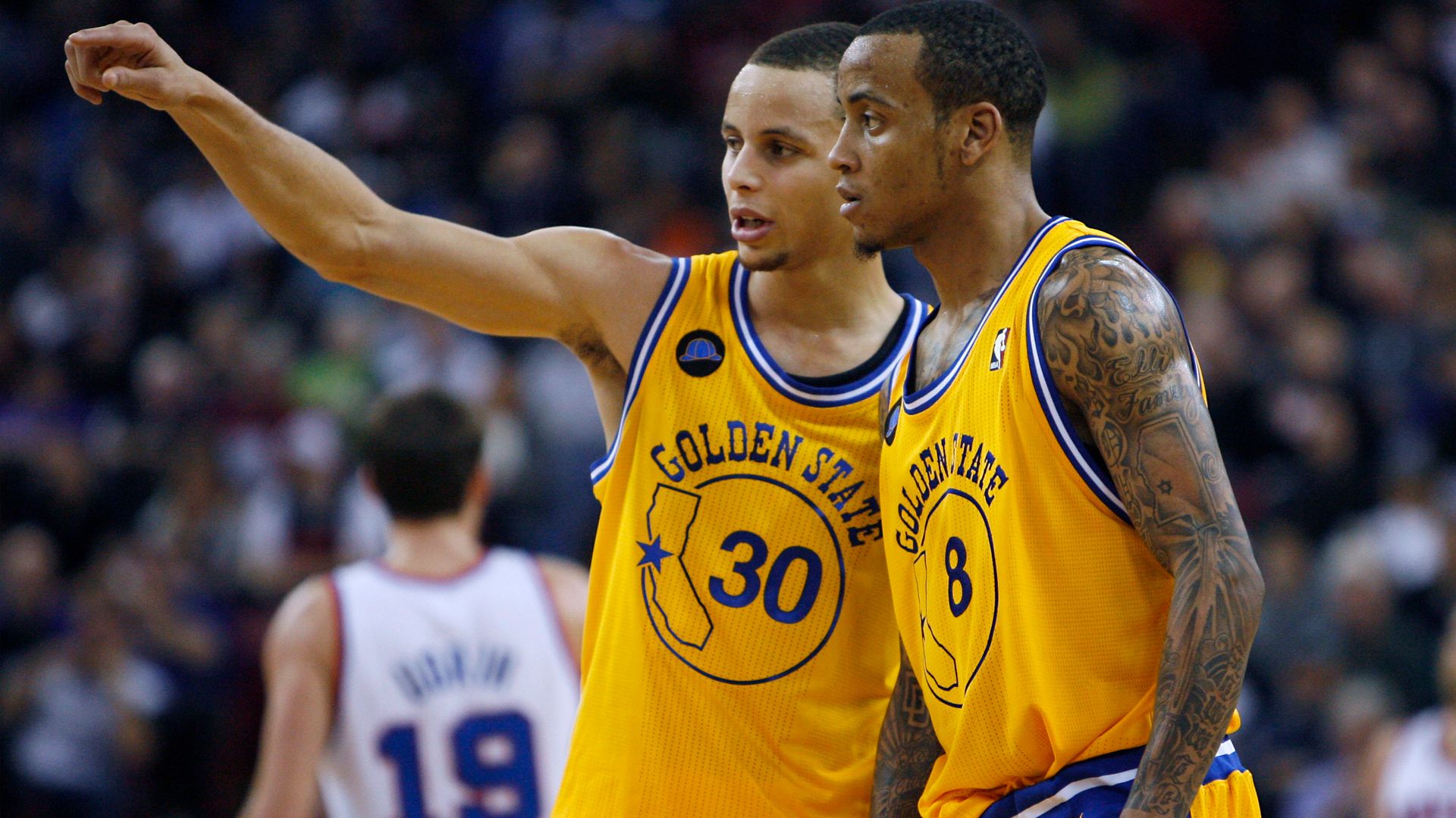 Steph Curry Passes Monta Ellis On Nba S All-time Scoring - Golden State Warriors 2018 Jerseys - HD Wallpaper 