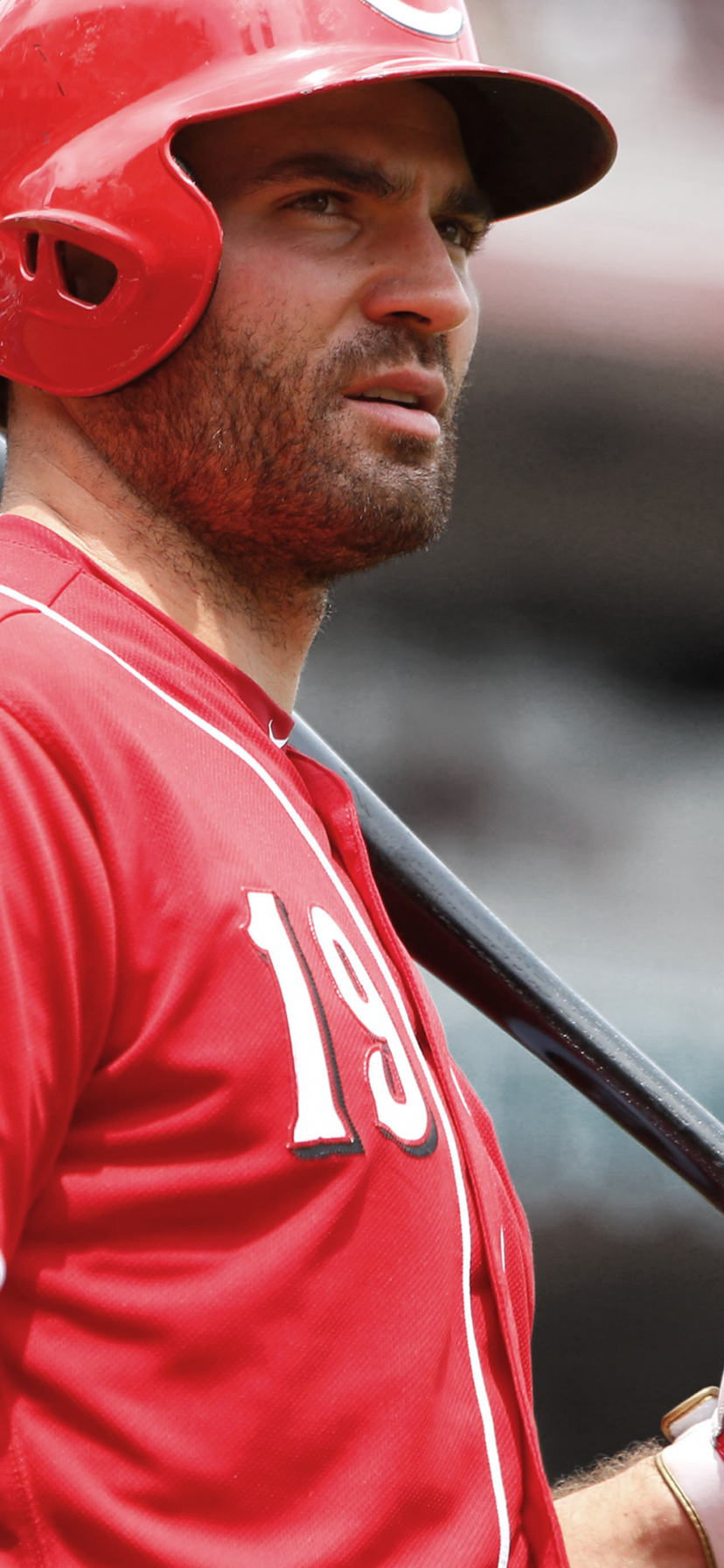Iphone Xr Cincinnati Reds Wallpaper - Joey Votto 2017 - 828x1792
