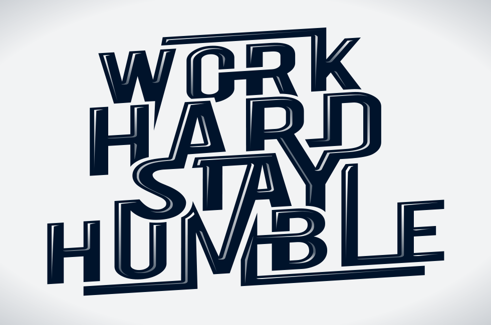 Stay Humble Wallpaper Typography Work Hard 980x650.