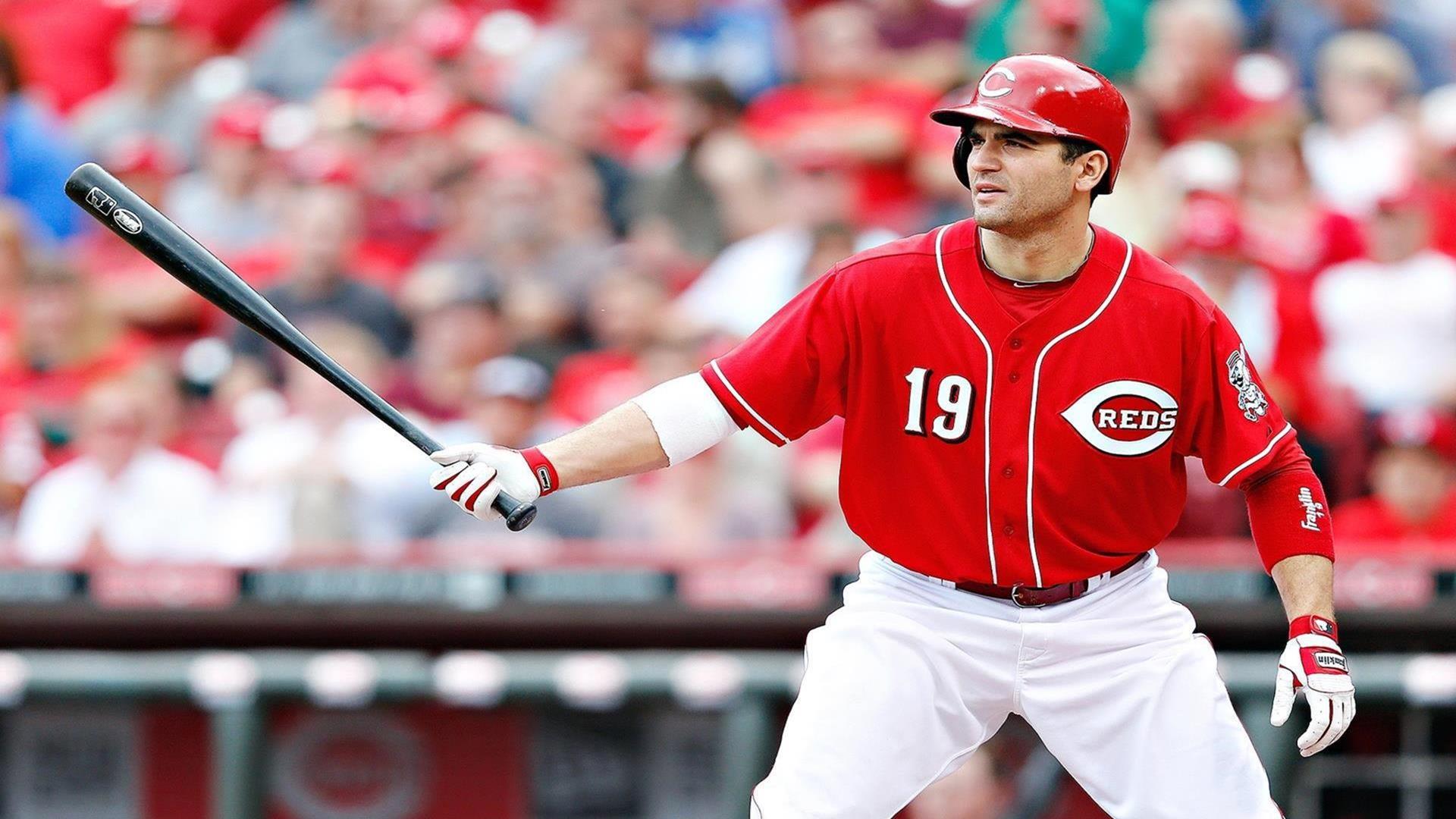 Cincinnati Reds Wallpaper - Louisville Slugger Joey Votto - HD Wallpaper 