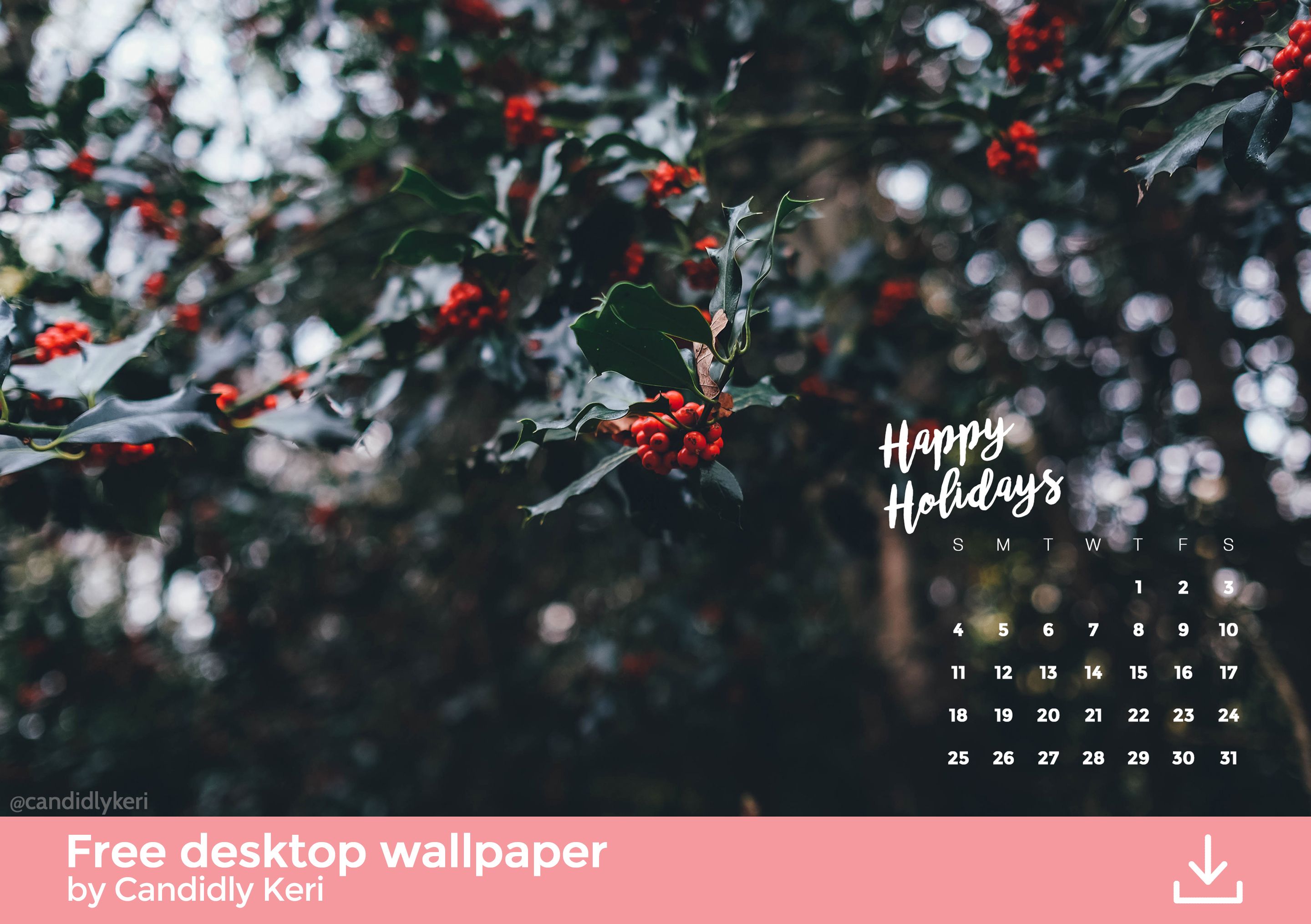 Holly Berries - HD Wallpaper 