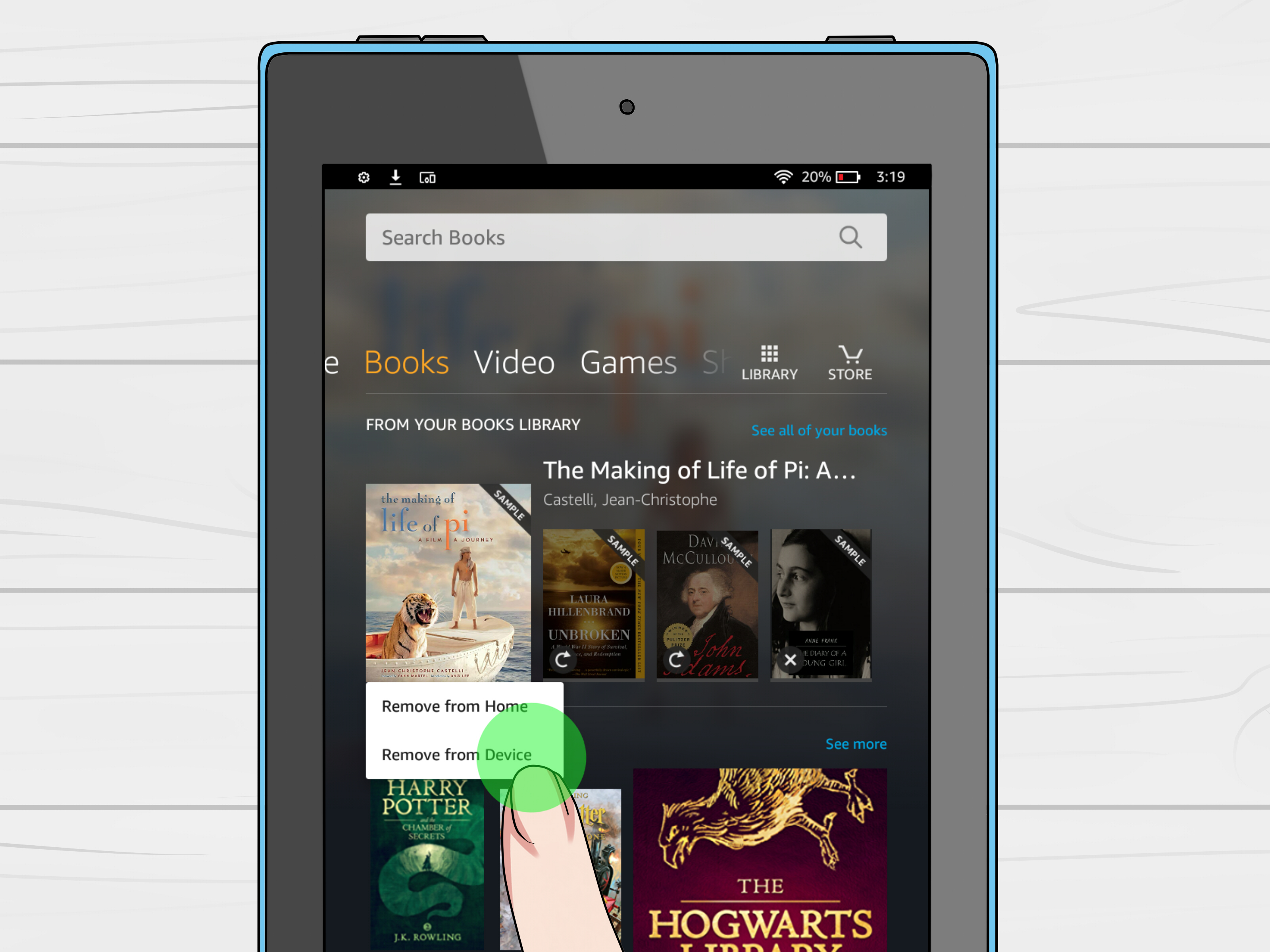 Image Titled Use A Kindle Fire Step - Amazon Fire Tablet - HD Wallpaper 