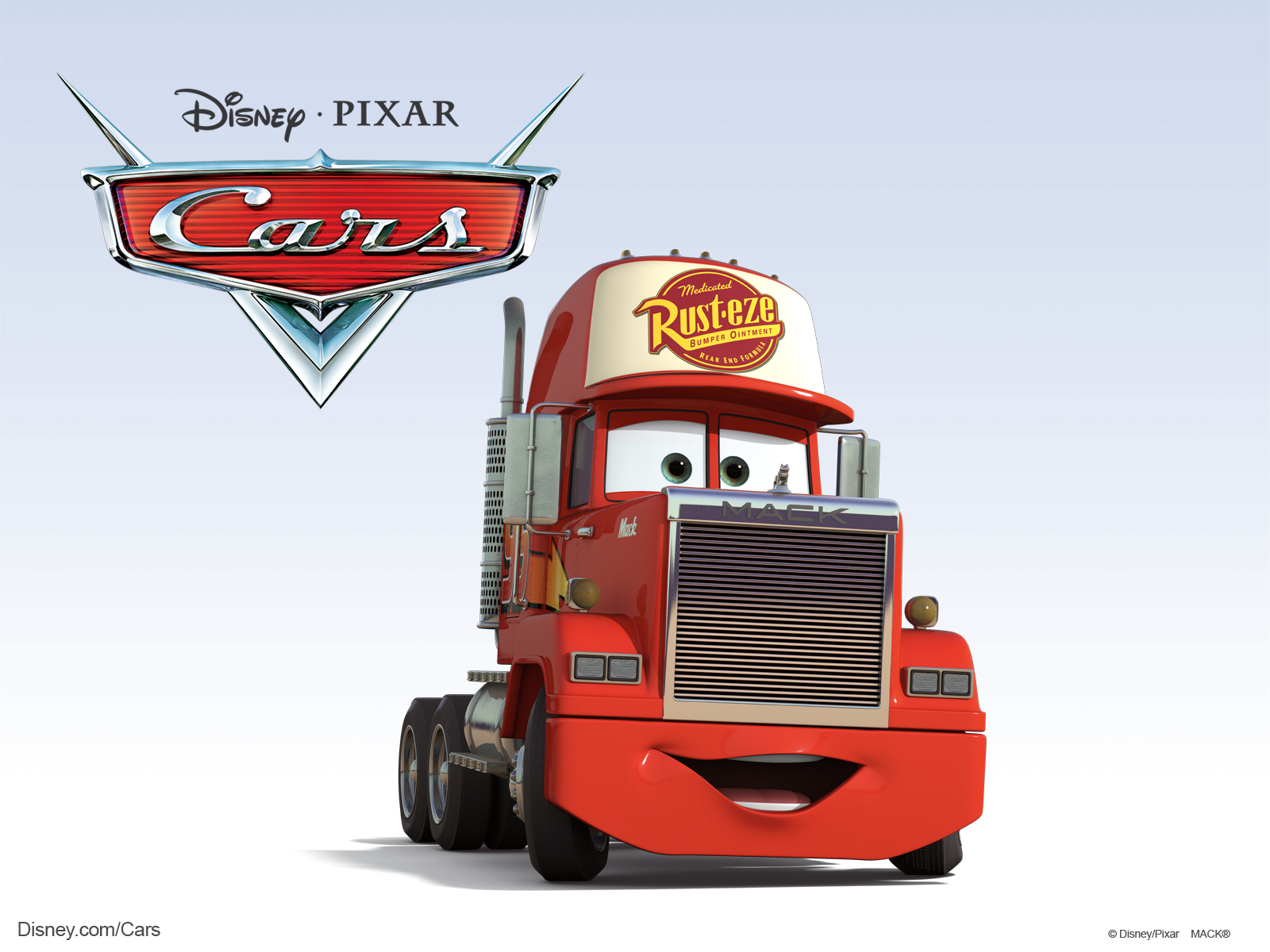 Mack The Truck From Disney-pixar Movie Cars Wallpaper - Disney Cars -  1600x1200 Wallpaper 