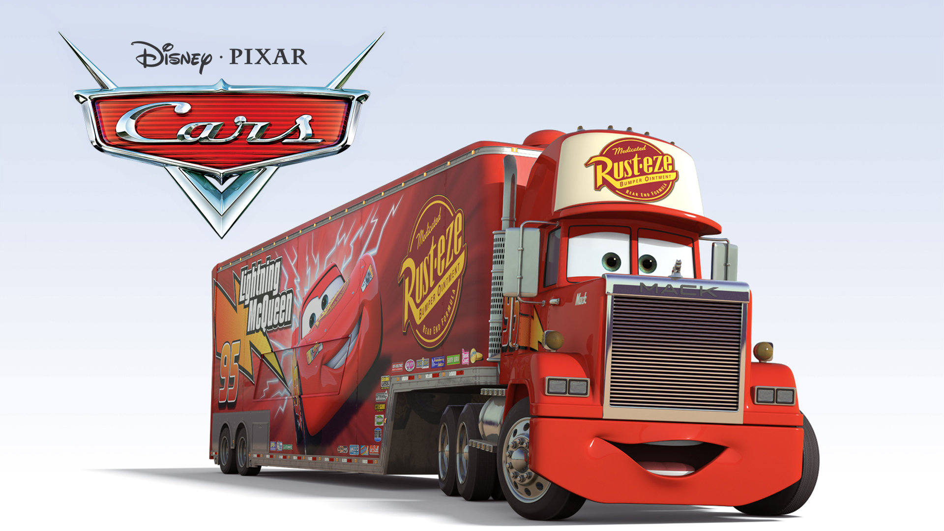 Best Cars Wallpaper Id - Mack Lightning Mcqueen Truck Drawing - HD Wallpaper 