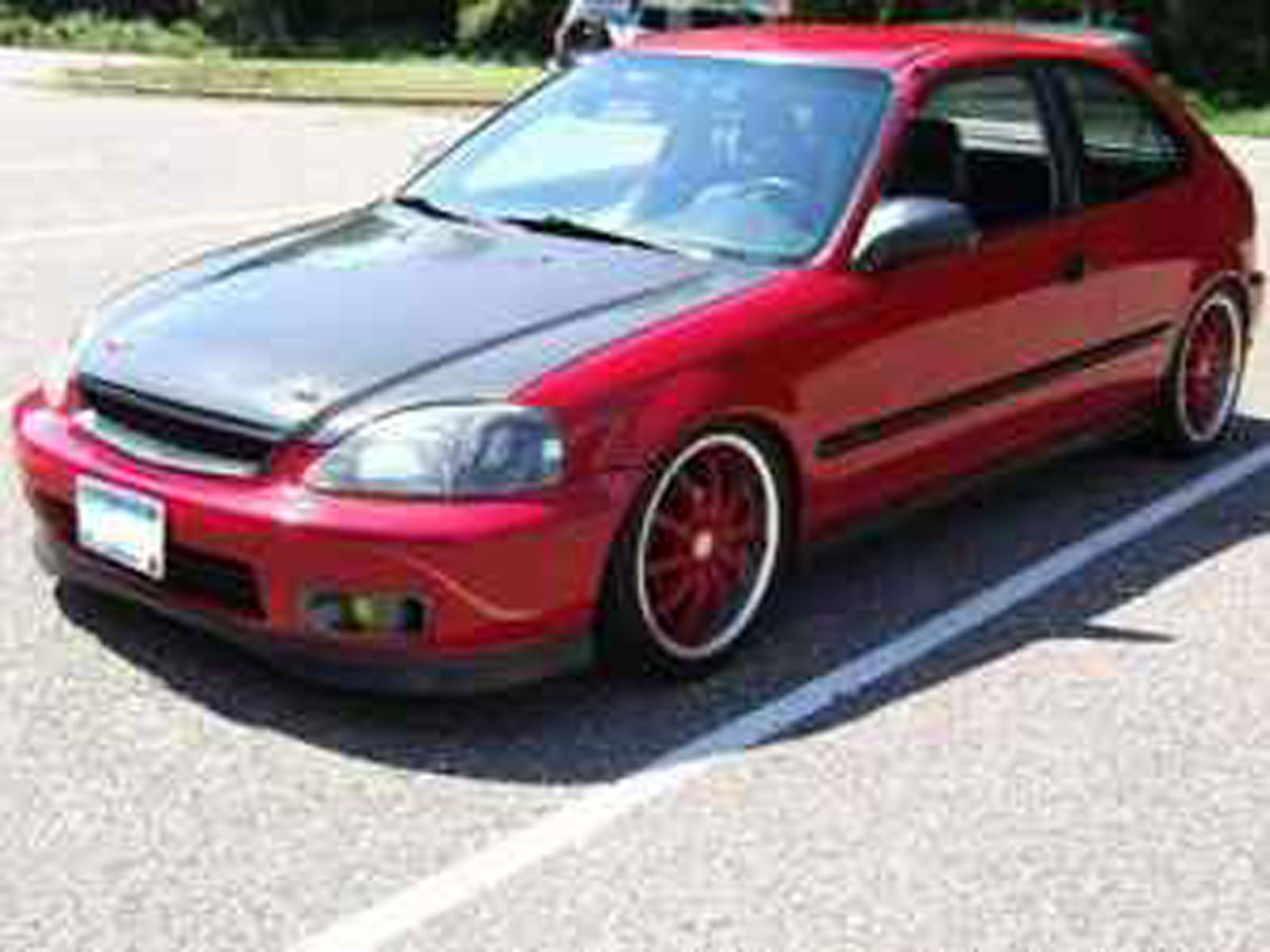 Honda Civic 2000 Hatchback Modified - HD Wallpaper 