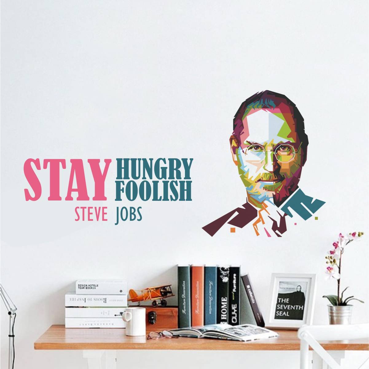 Rawpockets Steve Jobs - Steve Jobs Art Stay Hungry Stay Foolish - HD Wallpaper 