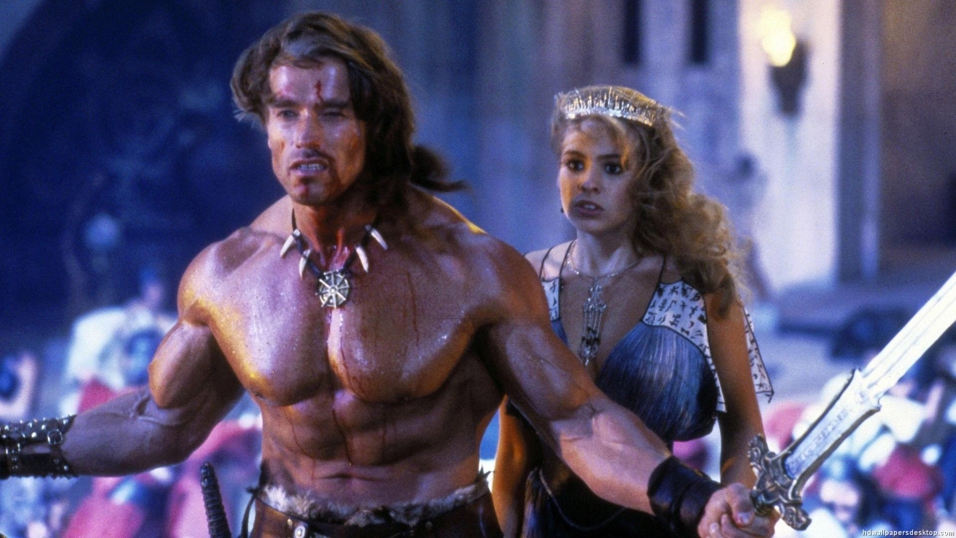 1920x1080, Muscle Machines Cartoon - Conan The Destroyer - HD Wallpaper 