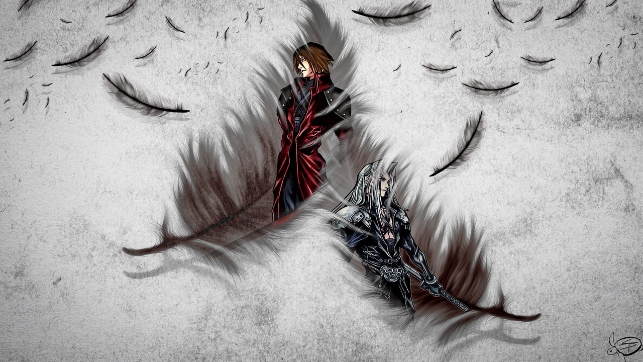 Genesis Wanted The Gift Of The Goddess, While Sephiroth - Illustration - HD Wallpaper 