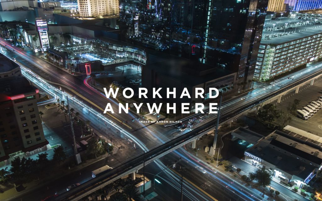 Work Hard Anywhere Cityscape Desktop Wallpaper - Work Hard Anywhere Wallpaper Full Hd - HD Wallpaper 