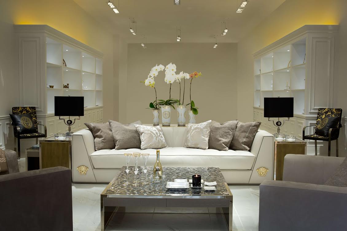 Versace - Living Room - HD Wallpaper 
