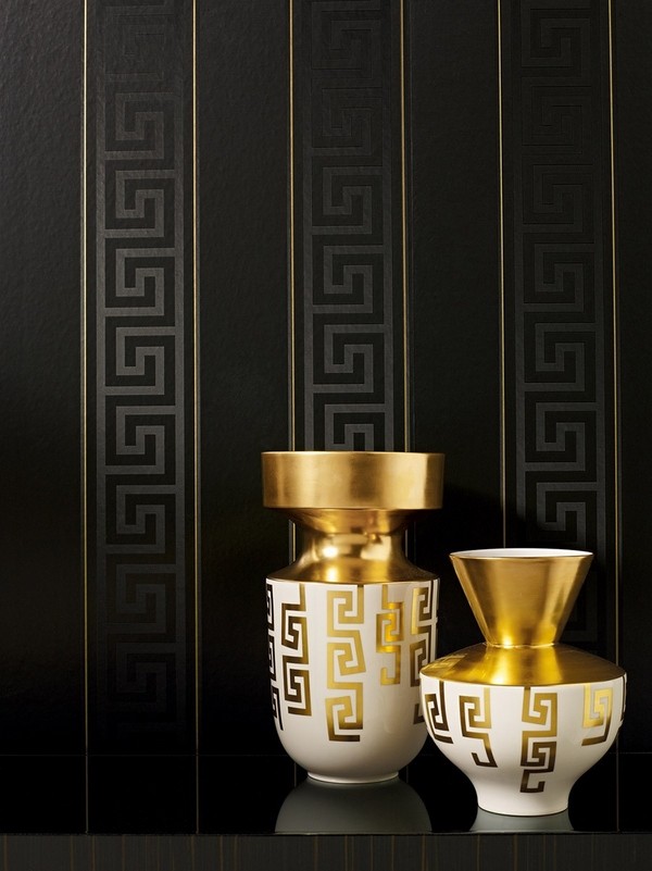 Versace Home Collections Greek Key Luxury Ideas - Versace Wallpaper 93524 4 - HD Wallpaper 