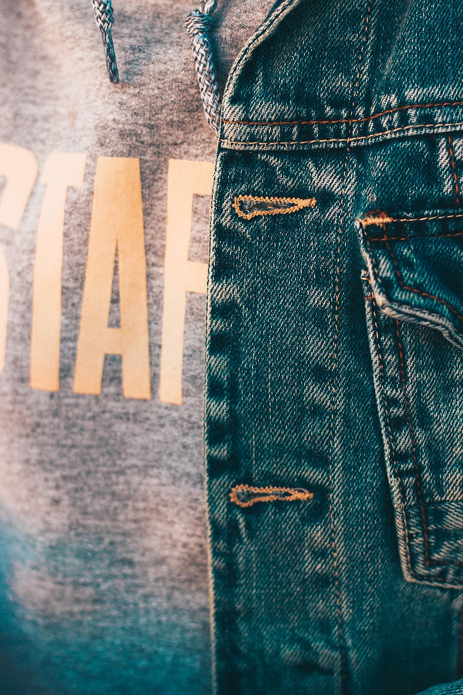Blue Denim Jacket, Handm, Pacsun, Jean Jacket, Staff, - HD Wallpaper 