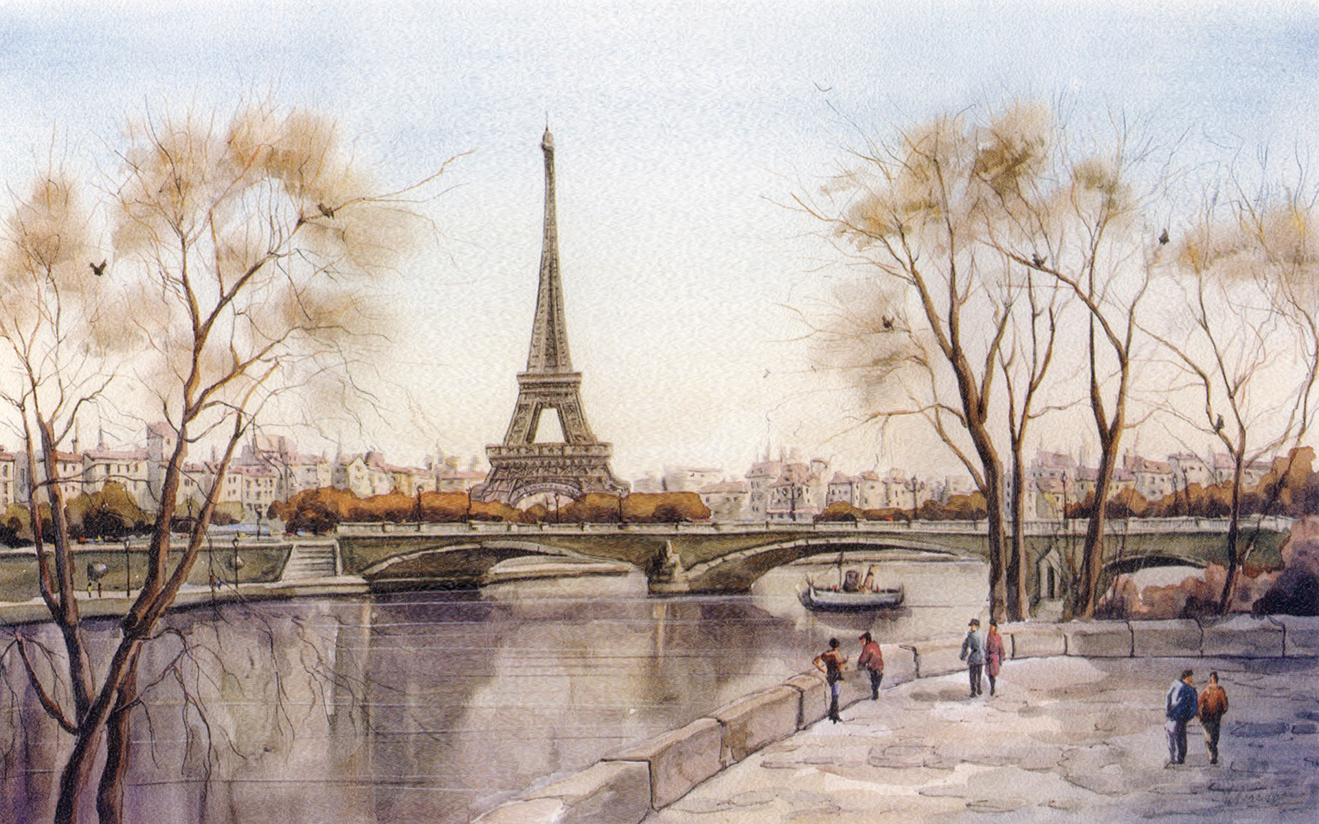 Eiffel Tower Sketch Wallpaper Hd 
 Data-src /w/full/5/3/6/72816 - Desktop Paris Wallpaper Hd - HD Wallpaper 
