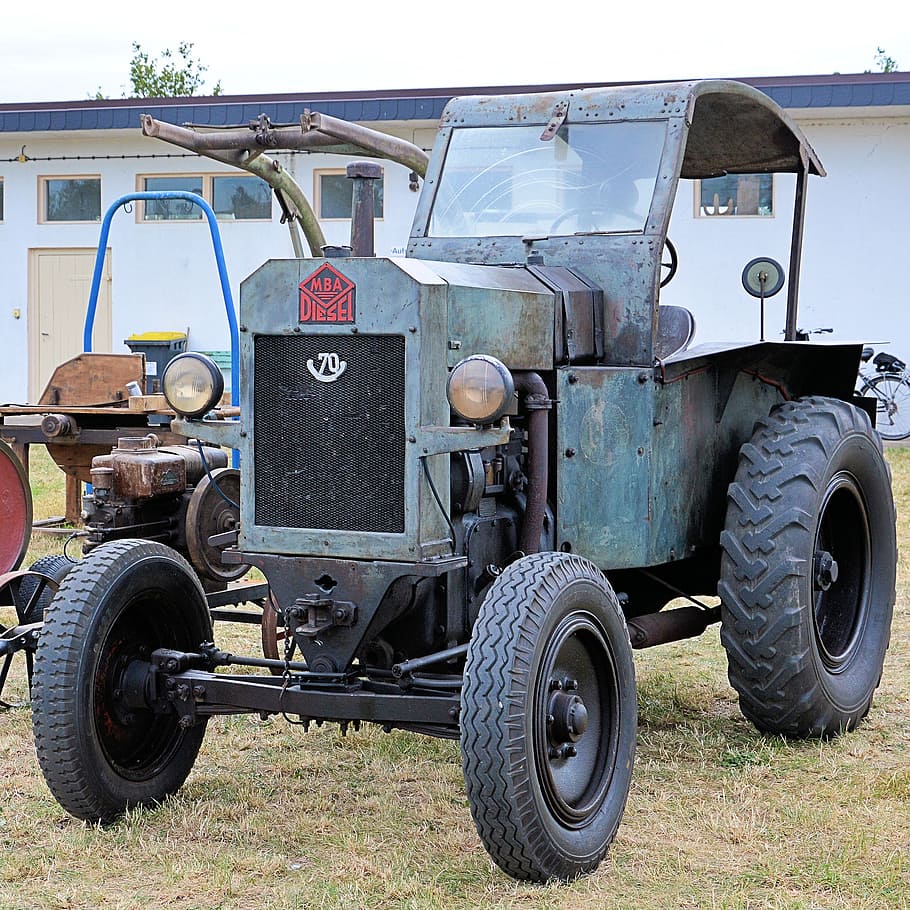 Tractor, Tractors, Old, Historically, Mba-tractor, - Tractor Mba - HD Wallpaper 