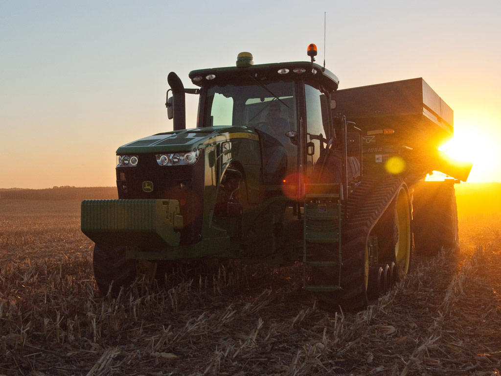 John Deere Sunrise - John Deere Sunsets - HD Wallpaper 