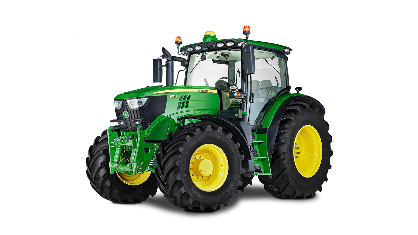 4wd Tractors John Deere 6135r - John Deere Tractor Drawing - HD Wallpaper 