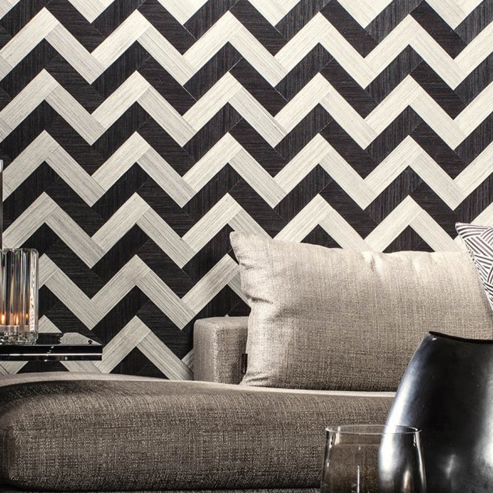 Teal Zig Zag Pattern - HD Wallpaper 