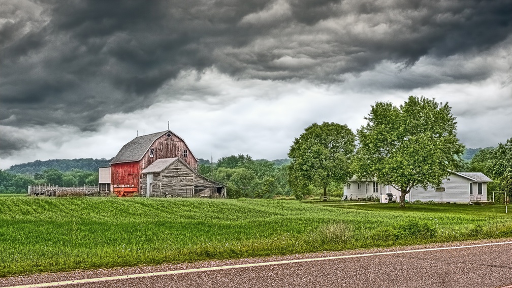 Wisconsin Farm - HD Wallpaper 