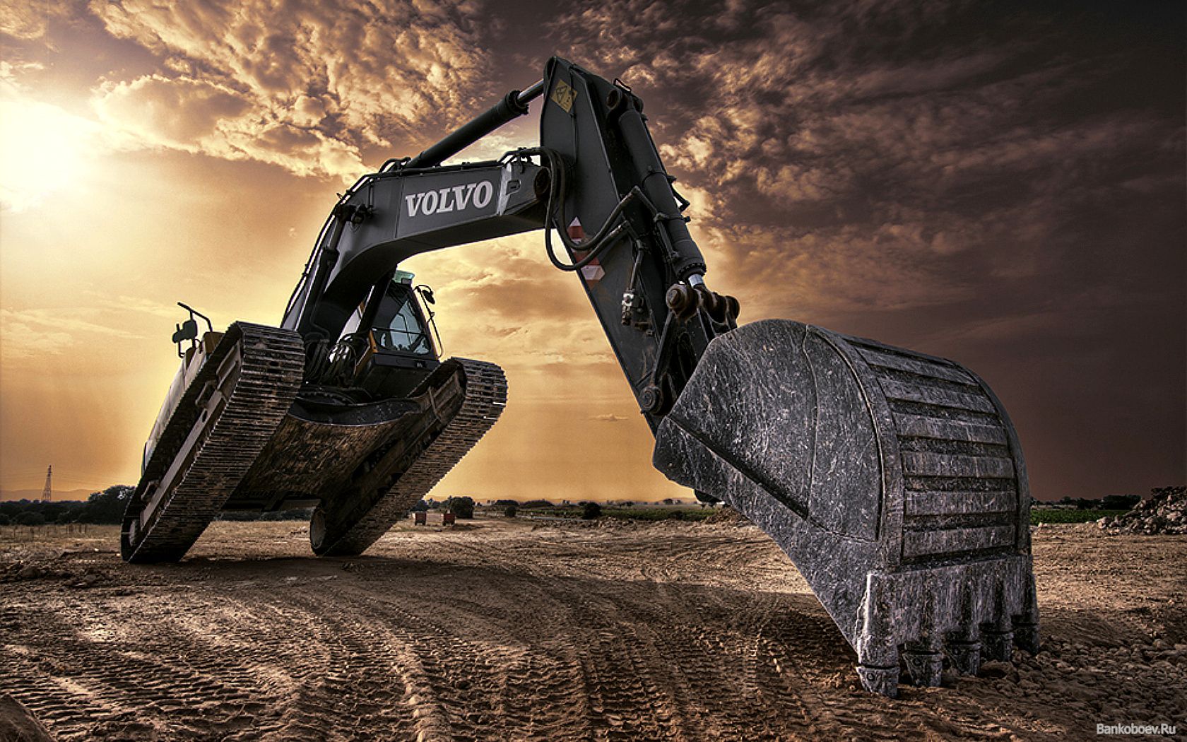 Excavator Wallpaper Hd - HD Wallpaper 