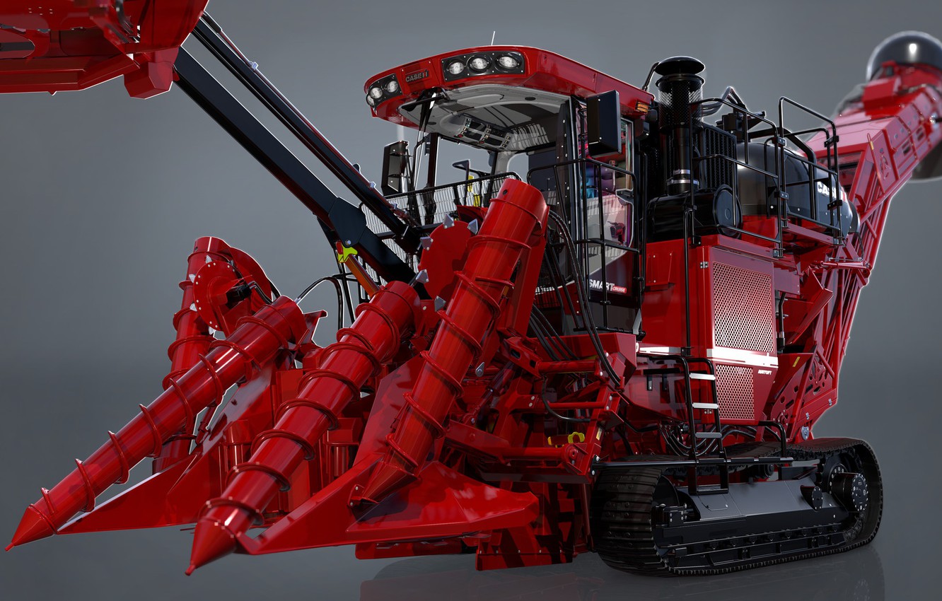 Photo Wallpaper Tractor, Case Ih A8800, Farming Simulator - Robot - HD Wallpaper 