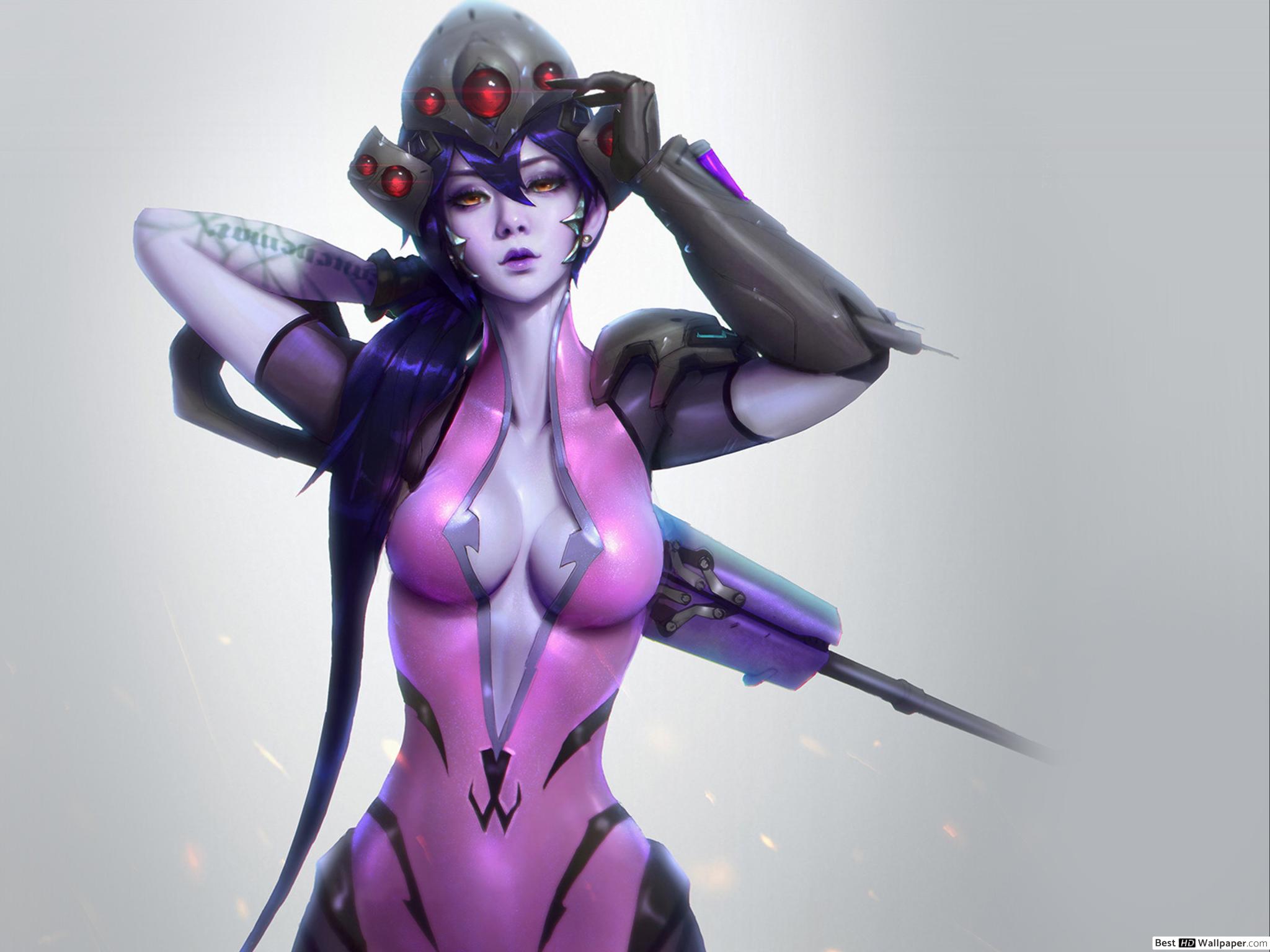 Overwatch Widowmaker Art - HD Wallpaper 