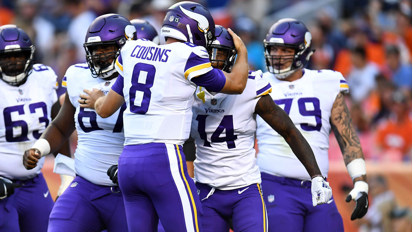 Kirk Cousins Stefon Diggs - HD Wallpaper 