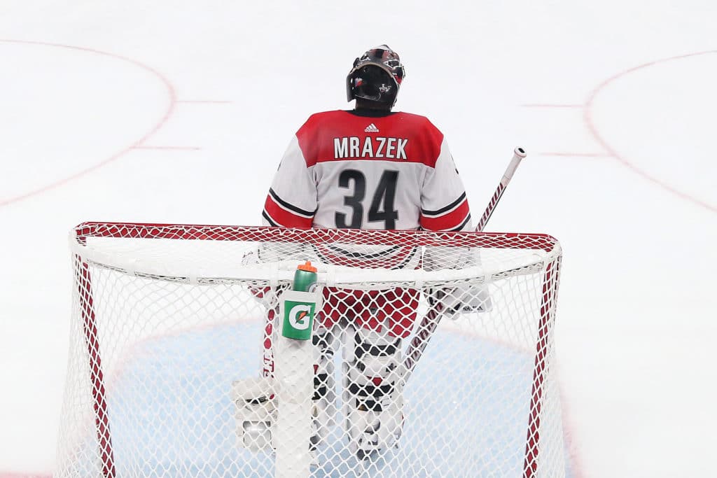 Goalie From Behind The Net - HD Wallpaper 